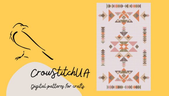 Ethnic Nomad Graphic Cross Stitch Pattern