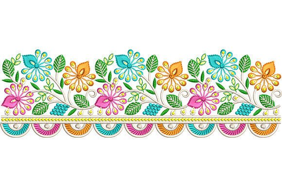 Floral Border: Seasonal Embroidery Design Review