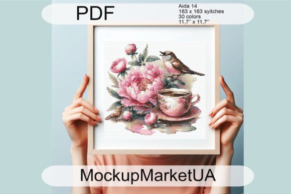 Flowers Cross Stitch Patterns PDF DIY