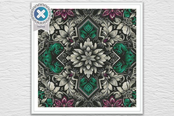 Ornamental Cross Stitch Pattern PDF